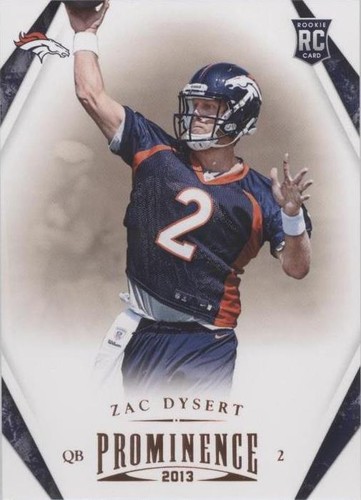2013 Panini Prominence Zac Dysert #199