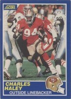 1989 Score Charles Haley #21