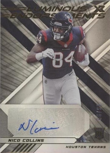 2021 Panini XR Nico Collins #LUM-NCO