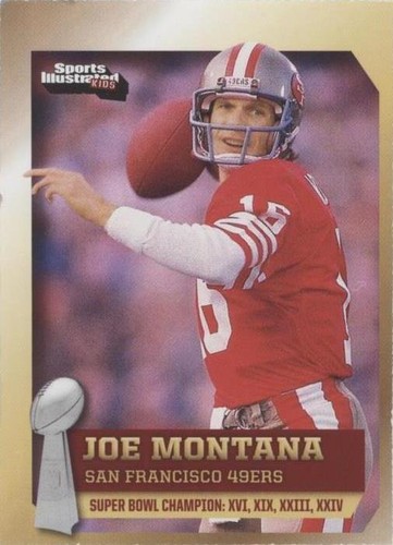 2016 Sports Illustrated for Kids Series 5 Joe Montana #491