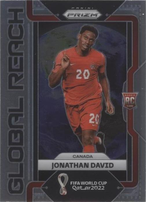 2022 Panini Prizm World Cup Qatar Jonathan David #34