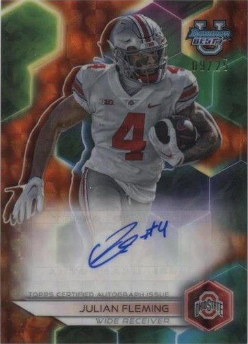 2023 Bowman's Best University Julian Fleming #BOA-JF