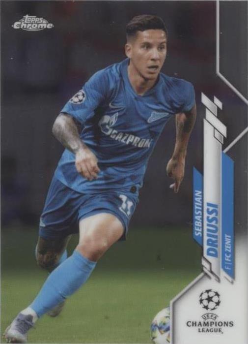2019-20 Topps Chrome UCL Sebastian Driussi #60