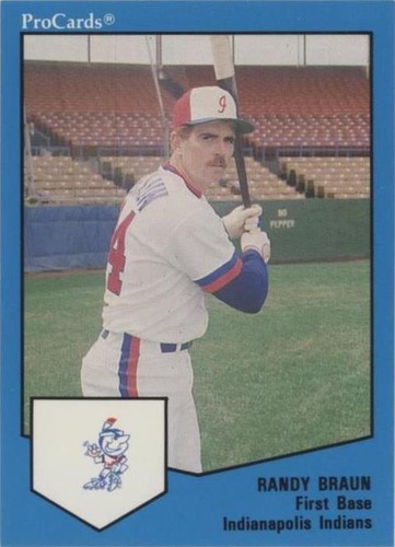 1989 ProCards Minor League Team Sets - Randy Braun #1213