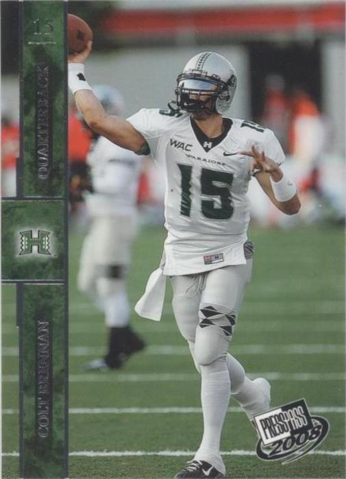 2008 Press Pass Colt Brennan #8