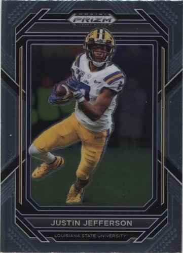 2023 Panini Prizm Draft Picks Justin Jefferson #61