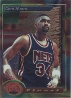 1993-94 Topps Finest - Chris Morris #48