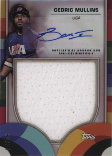 Topps 2023 WBC セドリック・マリンズ / ブックレット 1/7 Topps 2023 Wbc Cedric Mullins / Booklet 1/7, CEDRIC MULLINS