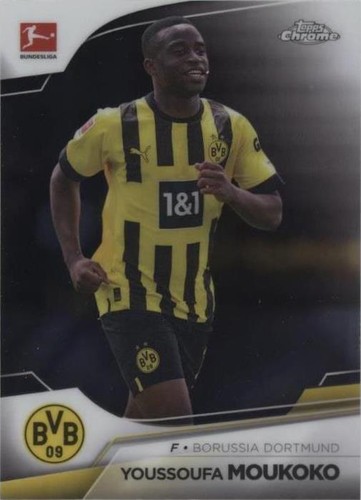 2022-23 Topps Chrome Bundesliga Youssoufa Moukoko #25