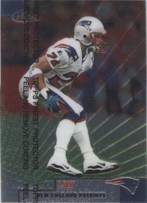 1999 Topps Finest Ty Law #104