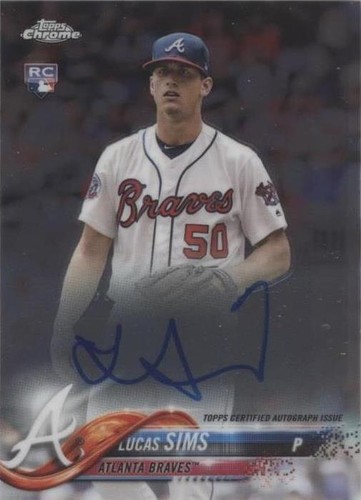 2018 Topps Chrome - Lucas Sims #RA-LS