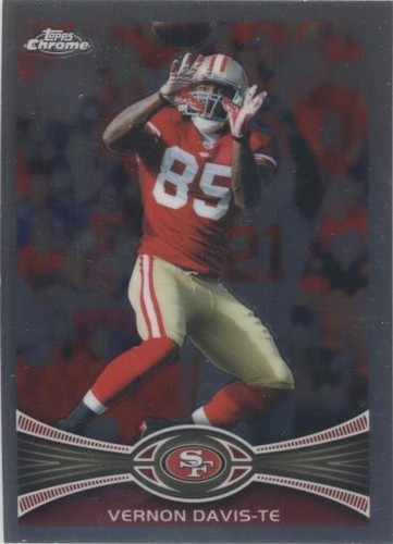 2012 Topps Chrome Vernon Davis #24
