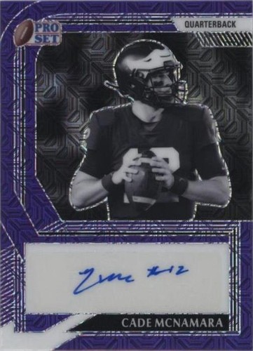 2022 Leaf Pro Set Metal Cade McNamara #BW-CMN