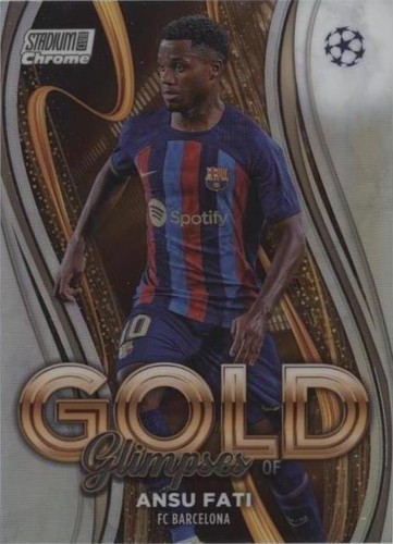 2022-23 Topps Stadium Club Chrome UEFA Club Competitions Ansu Fati #GG-AF
