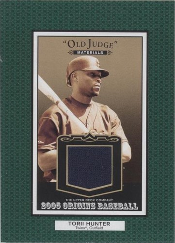 2005 Upper Deck Origins - Torii Hunter #OJ-HU