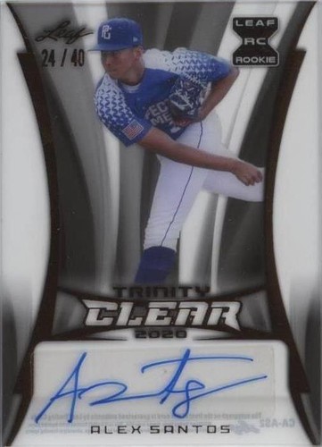 2020 Leaf Trinity - Alex Santos #CA-AS2
