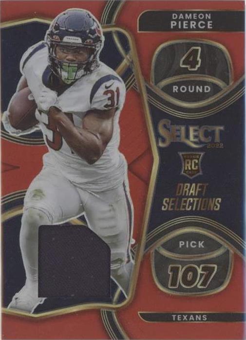 2022 Panini Select Dameon Pierce #DS-25