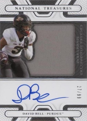 2022 Panini National Treasures Collegiate David Bell #SS-DBE