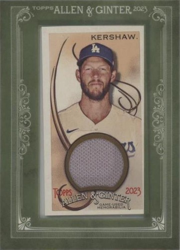 2023 Topps Allen & Ginter - Clayton Kershaw #MFR-CK