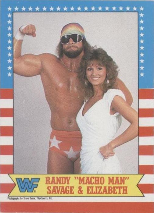 1987 O-Pee-Chee WWF - Elizabeth Randy Savage #7