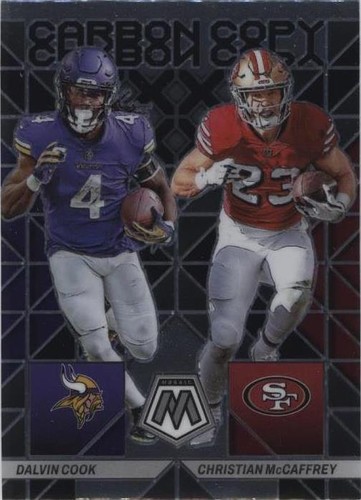 2023 Panini Mosaic Christian McCaffrey Dalvin Cook #CC-11
