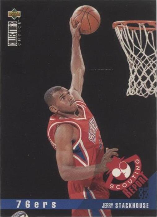 1995-96 Upper Deck коллекционный выбор - Jerry Stackhouse #340