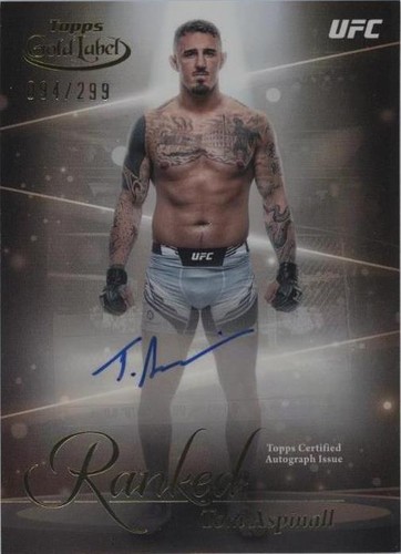 2024 Topps Gold Label UFC - Tom Aspinall #RIK-TAS