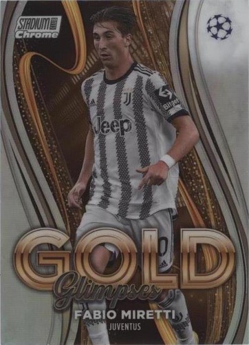 2022-23 Topps Stadium Club Chrome UEFA Club Competitions Fabio Miretti #GG-FM