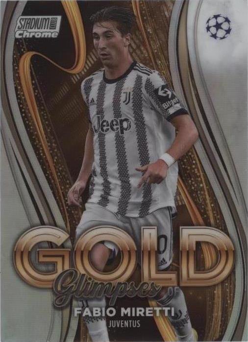 2022-23 Topps Stadium Club Chrome UEFA Club Competitions Fabio Miretti #GG-FM
