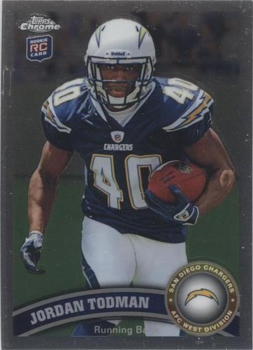 2011 Topps Chrome Jordan Todman #135