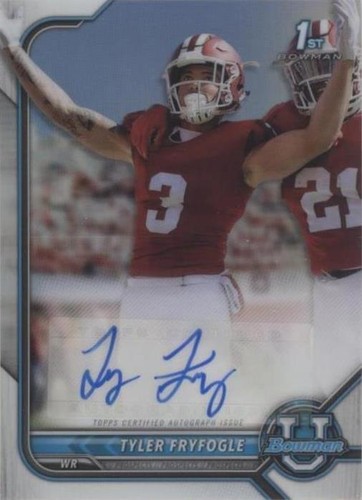 2021-22 Bowman University Ty Fryfogle #BCPA-TF
