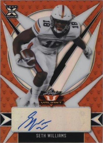 2021 Leaf Valiant Seth Williams #BA-SW2