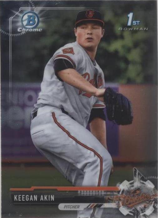 2017 Bowman Chrome - Keegan Akin #BCP236