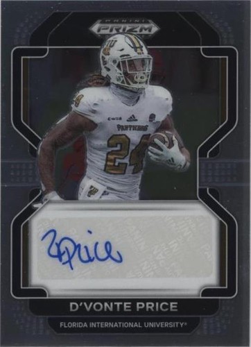 2023 Panini Prizm Draft Picks D'Vonte Price #RA-DVP