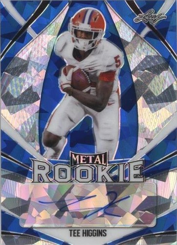2020 Leaf Metal Rookie Autographs Tee Higgins #MR-TH1
