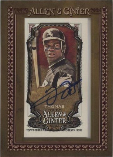 LANE THOMAS 2024 Topps Allen & Ginter Mini Framed Auto Red