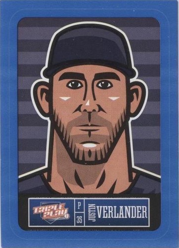 2013 Panini Triple Play - Justin Verlander #19