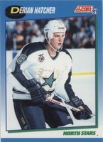1991-92 Score Canadian - Derian Hatcher #656
