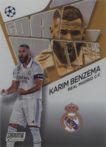 2022-23 Topps Stadium Club Chrome UEFA Club Competitions Karim Benzema #GF-KB