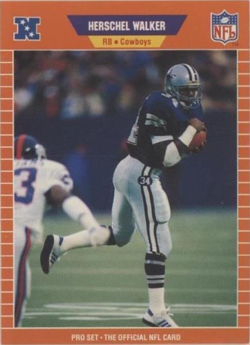 1989 Pro Set Herschel Walker #96