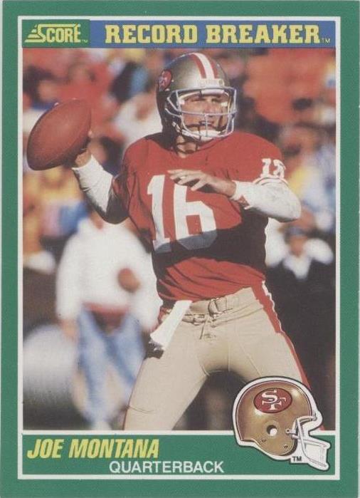 1989 Score Joe Montana #329
