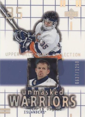 2001-02 Upper Deck Mask Collection - Chris Osgood #182