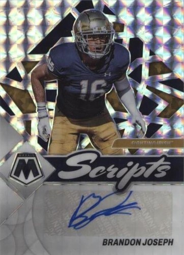 2023 Panini Mosaic Draft Picks Brandon Joseph #SM-BJO
