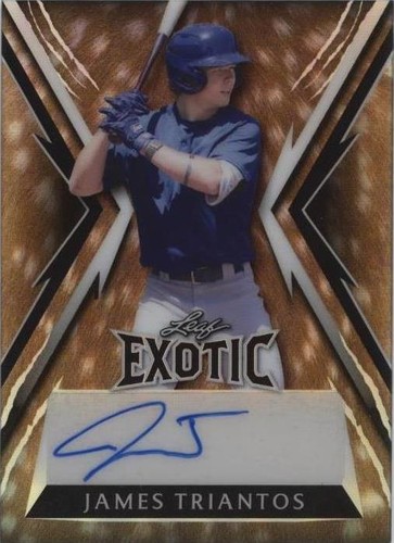 2023 Leaf Exotic - James Triantos #BA-JT1