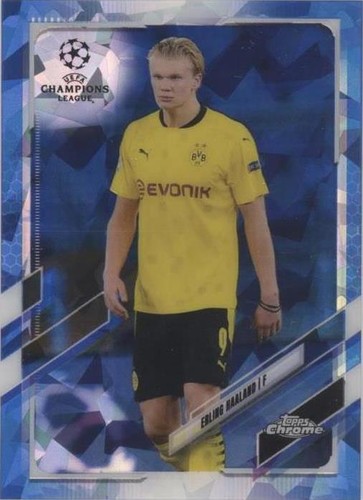2019 Topps Chrome UCL Sapphire Edition Erling Haaland #74