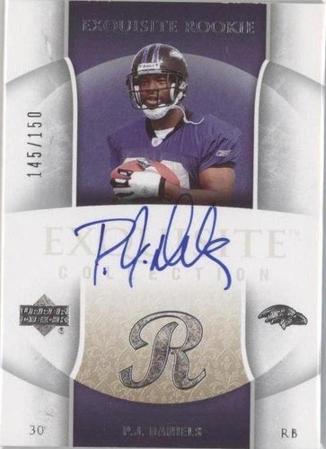 2006 Upper Deck Exquisite Collection P.J. Daniels #95