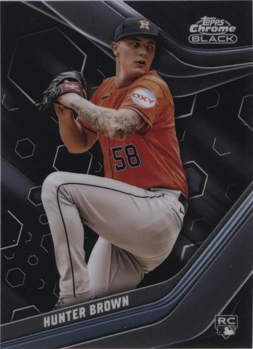 2023 Topps Chrome Black - Hunter Brown #29