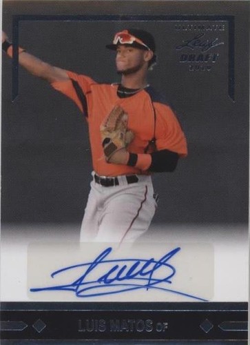 2020 Leaf Ultimate Draft - Luis Matos #GLR-LM2