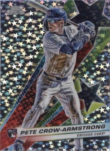 その他 Pete Crow-Armstrong 2024 Topps Cosmic Pete Crow-Armstrong 2024 Topps Chrome Cosmic #STN-6 Stars in