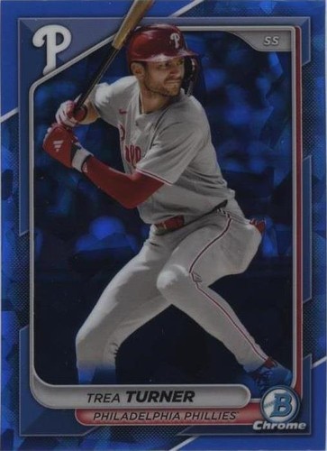 2024 Bowman Chrome Sapphire Edition - Trea Turner #21